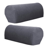 Max Sofa Armrest Covers Non Slip Stretch Arm Furniture Protector Gray - Aladdin Shoppers