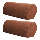 Max Sofa Armrest Covers Non Slip Stretch Arm Furniture Protector Light Coffee - Aladdin Shoppers