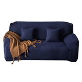 Max Sofa Cover Furniture Slipcover Couch Protector Soft Elastic 145-185cm dark blue - Aladdin Shoppers