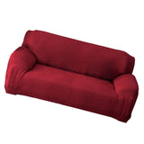 Max Sofa Cover Furniture Slipcover Couch Protector Soft Elastic 145-185cm wine red - Aladdin Shoppers