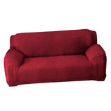 Max Sofa Cover Furniture Slipcover Couch Protector Soft Elastic 145-185cm wine red - Aladdin Shoppers