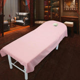 Max Soft Beauty Massage SPA Treatment Bed Cover Sheet With Breath Hole Pink - Aladdin Shoppers
