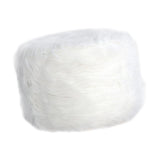 Max Soft Furry Round Footstool Cover Little Stool Chair White - 40cm - Aladdin Shoppers