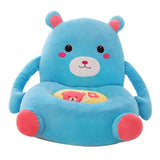 Max Soft Plush Animal Shape Foot Stool Cover with Chair Leg Socks Blue Bear - Aladdin Shoppers