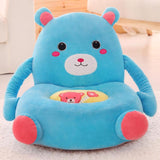 Max Soft Plush Animal Shape Foot Stool Cover with Chair Leg Socks Blue Bear - Aladdin Shoppers