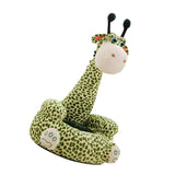 Max Soft Plush Animal Shape Foot Stool Cover with Chair Leg Socks Green Giraffe - Aladdin Shoppers