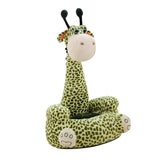 Max Soft Plush Animal Shape Foot Stool Cover with Chair Leg Socks Green Giraffe - Aladdin Shoppers