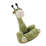 Max Soft Plush Animal Shape Foot Stool Cover with Chair Leg Socks Green Giraffe - Aladdin Shoppers