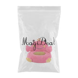 Max Soft Plush Animal Shape Foot Stool Cover with Chair Leg Socks Pink Frog - Aladdin Shoppers