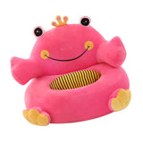 Max Soft Plush Animal Shape Foot Stool Cover with Chair Leg Socks Pink Frog - Aladdin Shoppers