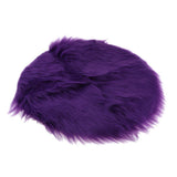 Max Soft Sheepskin Fluffy Skin Faux Fur Rug Mat Small Rugs Purple 30cm - Aladdin Shoppers
