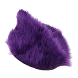 Max Soft Sheepskin Fluffy Skin Faux Fur Rug Mat Small Rugs Purple 30cm - Aladdin Shoppers