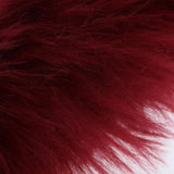 Max Soft Sheepskin Fluffy Skin Faux Fur Rug Mat Small Rugs Wine Red 30cm - Aladdin Shoppers