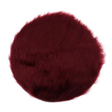 Max Soft Sheepskin Fluffy Skin Faux Fur Rug Mat Small Rugs Wine Red 30cm - Aladdin Shoppers