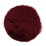 Max Soft Sheepskin Fluffy Skin Faux Fur Rug Mat Small Rugs Wine Red 30cm - Aladdin Shoppers