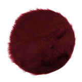 Max Soft Sheepskin Fluffy Skin Faux Fur Rug Mat Small Rugs Wine Red 30cm - Aladdin Shoppers