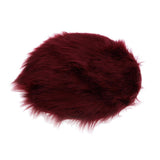 Max Soft Sheepskin Fluffy Skin Faux Fur Rug Mat Small Rugs Wine Red 30cm - Aladdin Shoppers