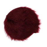 Max Soft Sheepskin Fluffy Skin Faux Fur Rug Mat Small Rugs Wine Red 30cm - Aladdin Shoppers