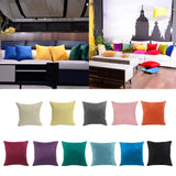 Max Soft Velvet Pillow Cover Solid Color Throw Pillow Case Creamy-white-45x45cm - Aladdin Shoppers