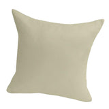 Max Soft Velvet Pillow Cover Solid Color Throw Pillow Case Creamy-white-45x45cm