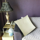 Max Soft Velvet Pillow Cover Solid Color Throw Pillow Case Creamy-white-45x45cm - Aladdin Shoppers