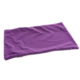 Max Soft Velvet Solid Color Throw Pillow Covers Cushion Case Dark Purple - Aladdin Shoppers