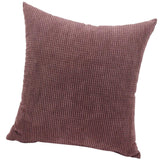 Max Soft Velvet Throw Pillow Cover Velvet Cushion Cover Pillowcase Brown 50 x 50cm - Aladdin Shoppers