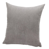 Max Soft Velvet Throw Pillow Cover Velvet Cushion Cover Pillowcase Grey 60 x 60cm - Aladdin Shoppers