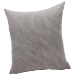 Max Soft Velvet Throw Pillow Cover Velvet Cushion Cover Pillowcase Grey 60 x 60cm - Aladdin Shoppers