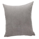 Max Soft Velvet Throw Pillow Cover Velvet Cushion Cover Pillowcase Grey 60 x 60cm - Aladdin Shoppers