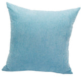 Max Soft Velvet Throw Pillow Cover Velvet Cushion Cover Pillowcase Light Blue 50 x 50cm - Aladdin Shoppers