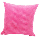 Max Soft Velvet Throw Pillow Cover Velvet Cushion Cover Pillowcase Rose Red 50 x 50cm - Aladdin Shoppers