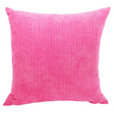 Max Soft Velvet Throw Pillow Cover Velvet Cushion Cover Pillowcase Rose Red 50 x 50cm - Aladdin Shoppers