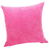 Max Soft Velvet Throw Pillow Cover Velvet Cushion Cover Pillowcase Rose Red 50 x 50cm - Aladdin Shoppers