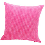 Max Soft Velvet Throw Pillow Cover Velvet Cushion Cover Pillowcase Rose Red 50 x 50cm - Aladdin Shoppers