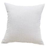 Max Soft Velvet Throw Pillow Cover Velvet Cushion Cover Pillowcase White 60 x 60cm - Aladdin Shoppers