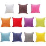 Max Soft Velvet Throw Pillow Cover Velvet Cushion Cover Pillowcase White 60 x 60cm - Aladdin Shoppers