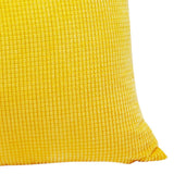 Max Soft Velvet Throw Pillow Cover Velvet Cushion Cover Pillowcase Yellow 50 x 50cm - Aladdin Shoppers