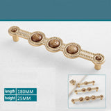 Max Solid Alloy Bar Handle Cabinet Pull Kitchen Cupboard Door Hardware Golden L - Aladdin Shoppers