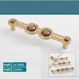 Max Solid Alloy Bar Handle Cabinet Pull Kitchen Cupboard Door Hardware Golden M - Aladdin Shoppers