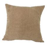 Max Solid Color Corduroy Pillow Case Square Sofa Cushion Cover Apricot - Aladdin Shoppers