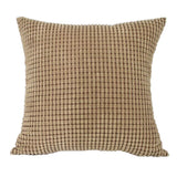 Max Solid Color Corduroy Pillow Case Square Sofa Cushion Cover  Apricot