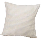 Max Solid Color Corduroy Pillow Case Square Sofa Cushion Cover Creamy-white - Aladdin Shoppers