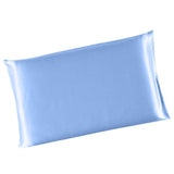 Max Solid Color Faux Silk Satin Pillowcase 51 x 66cm Blue - Aladdin Shoppers