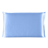 Max Solid Color Faux Silk Satin Pillowcase 51 x 66cm Blue - Aladdin Shoppers