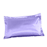 Max Solid Color Luxury Silky Pillowcases Queen Size 20x30 Inch Light Purple - Aladdin Shoppers
