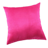 Max Solid Color Soft Plush Pillow Case Square Cushion Cover Red Rose_60x60cm - Aladdin Shoppers