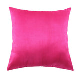 Max Solid Color Soft Plush Pillow Case Square Cushion Cover Red Rose_60x60cm