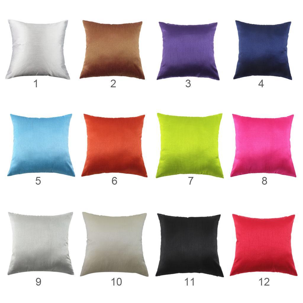 Max Solid Color Soft Plush Pillow Case Square Cushion Cover Red Rose_60x60cm - Aladdin Shoppers