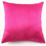Max Solid Color Soft Plush Pillow Case Square Cushion Cover Red Rose_60x60cm - Aladdin Shoppers